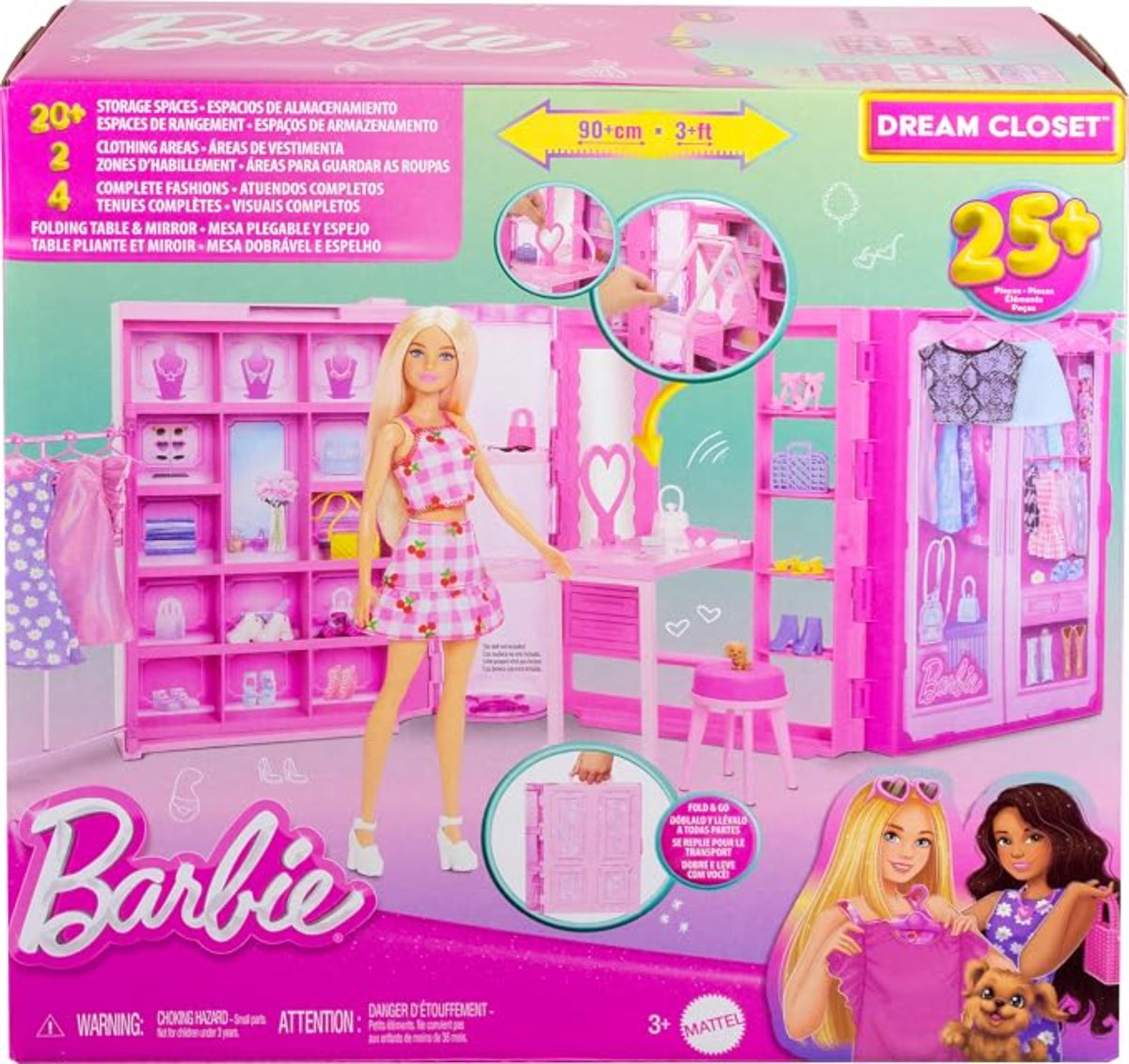 BARBIE CLOSET CACCESORIOS Y MUECA