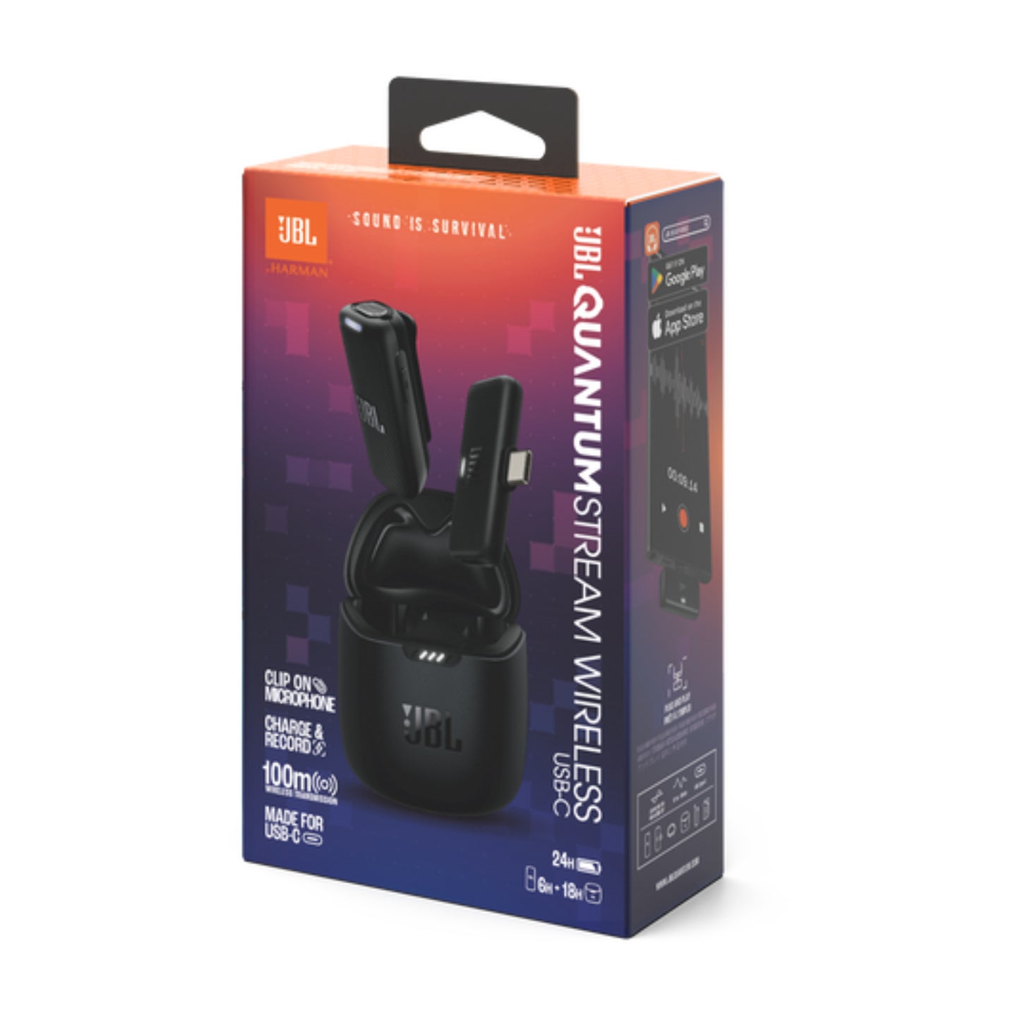 Micrófono Inalámbrico JBL Quantum Stream USB-C JBLSTRMWLUSBCBLKAM