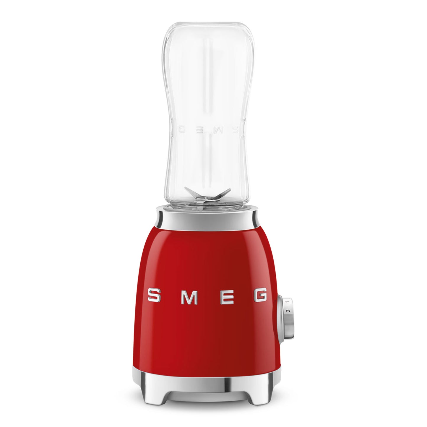 LICUADORA PERSONAL SMEG DE 2 VELOCIDADES COLOR ROJO - MODELO PBF01RDUS