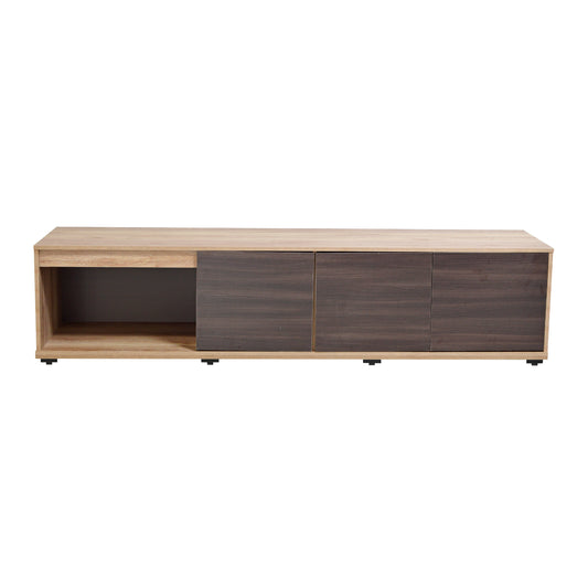 Rack para TV Salvatore 90 con 3 Puertas y Espacios de Almacenamiento