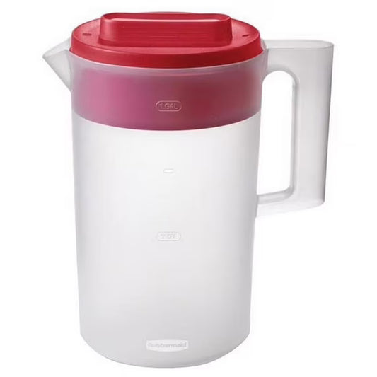 Pichel Redondo Rubbermaid 3.78 Litros (1 Galón) con Tapa de 3 Posiciones