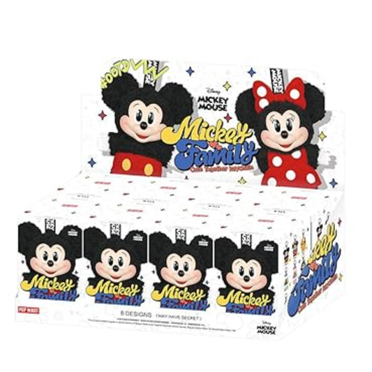 Llaveros de Mickey y Minnie Mouse, colorido exhibidor, personajes Disney