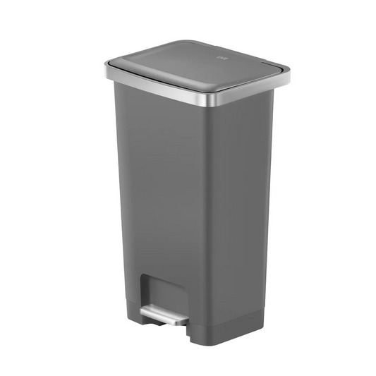 BASURERO PLAST. D/PEDAL 45L GR.
