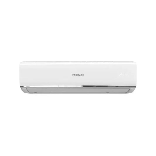 Aire Acondicionado Frigidaire blanco frontal, ideal para climatización de espacios