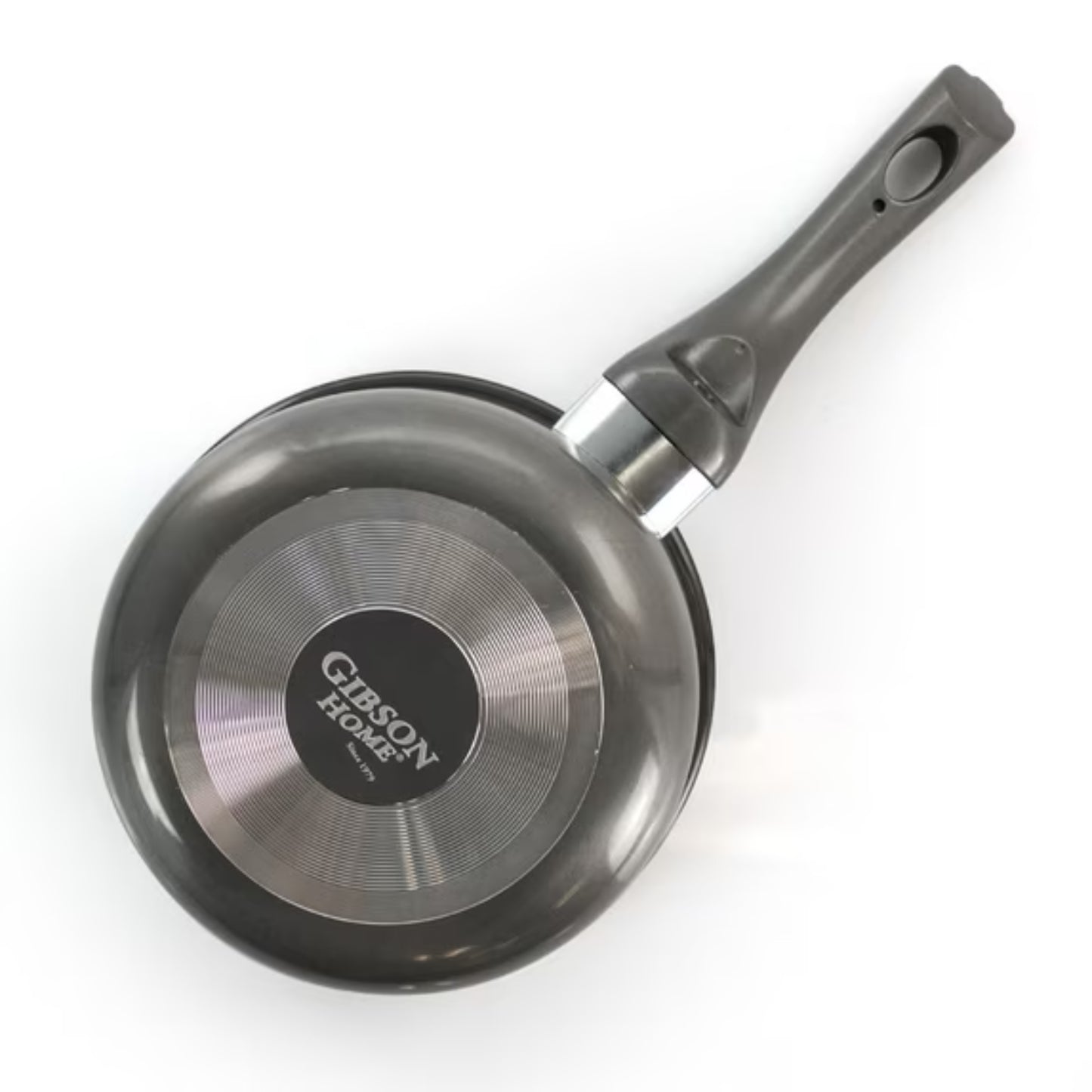 sartén Gibson Home negra vista superior, utensilio de cocina