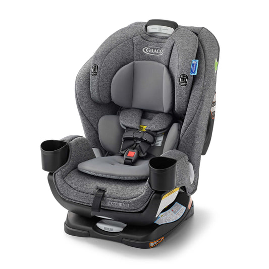 silla de auto Graco gris, vista lateral en hogar
