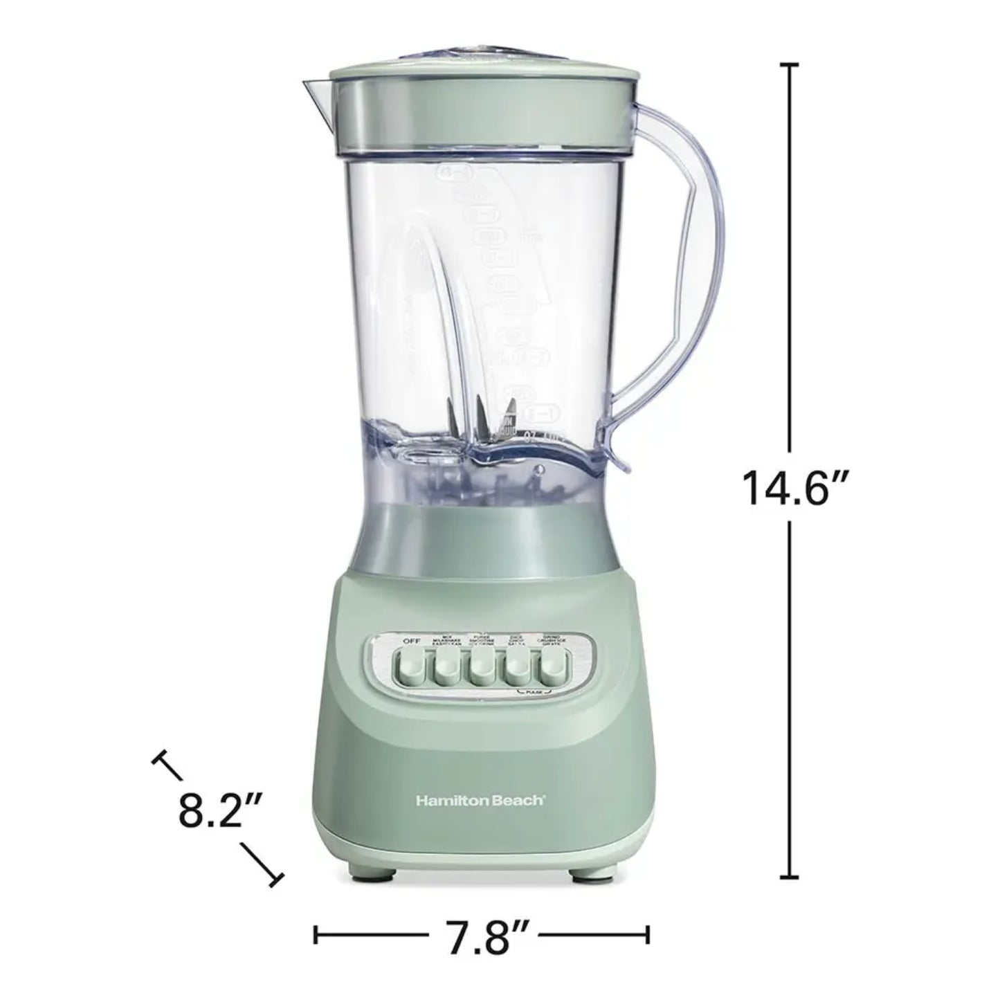 licuadora verde claro frontal, cocina moderna