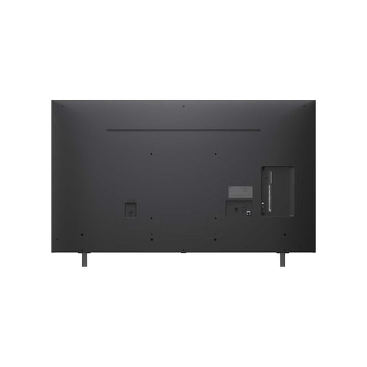 Parte trasera del TV LG NanoCell 55 pulgadas 4K mostrando puertos y soporte de montaje