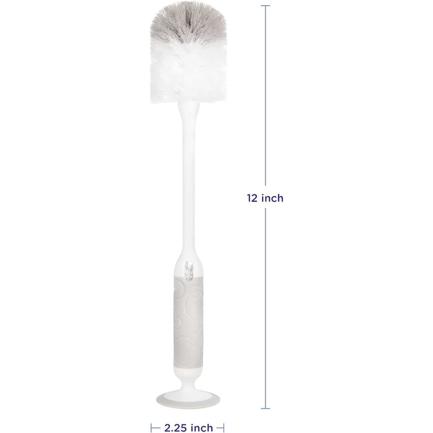 Cepillo de limpieza biberones blanco de 12 pulgadas, ideal para mantener la higiene en biberones