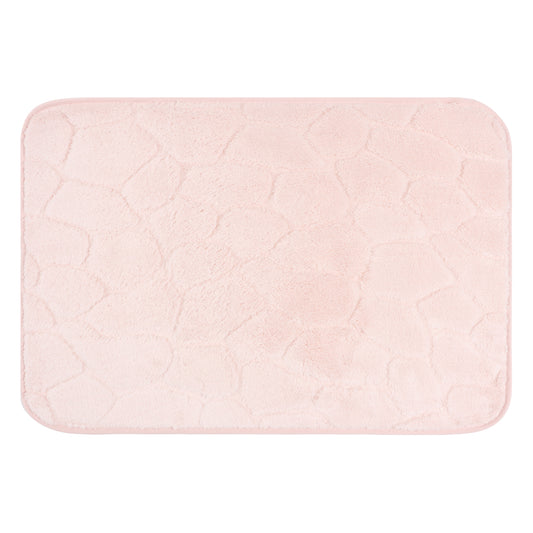 Set de Baño Modernhouse: Cortina 100% PEVA + Alfombra Rosa – 2 Pzs