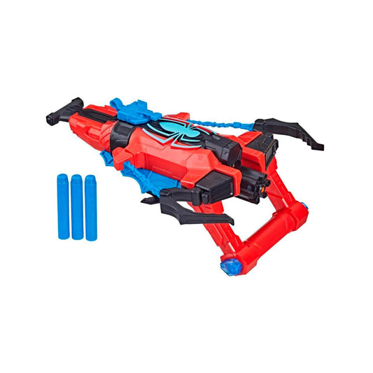 Pistola de agua roja y azul, vista frontal, juguetes de verano