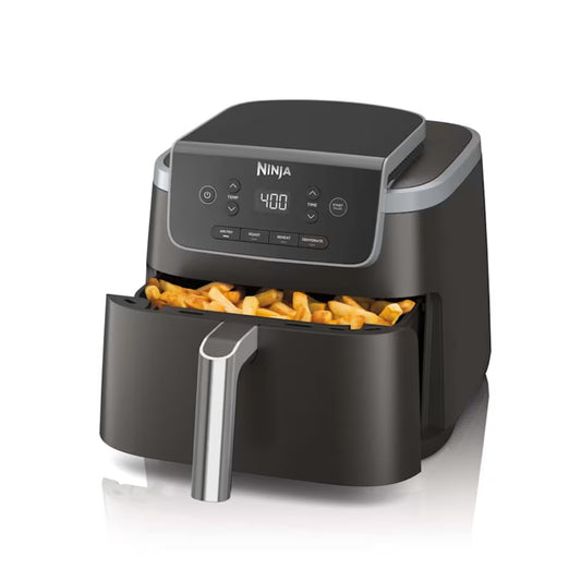 Freidora de aire Ninja 5 litros con tecnología de cocción rápida y bandeja para papas fritas