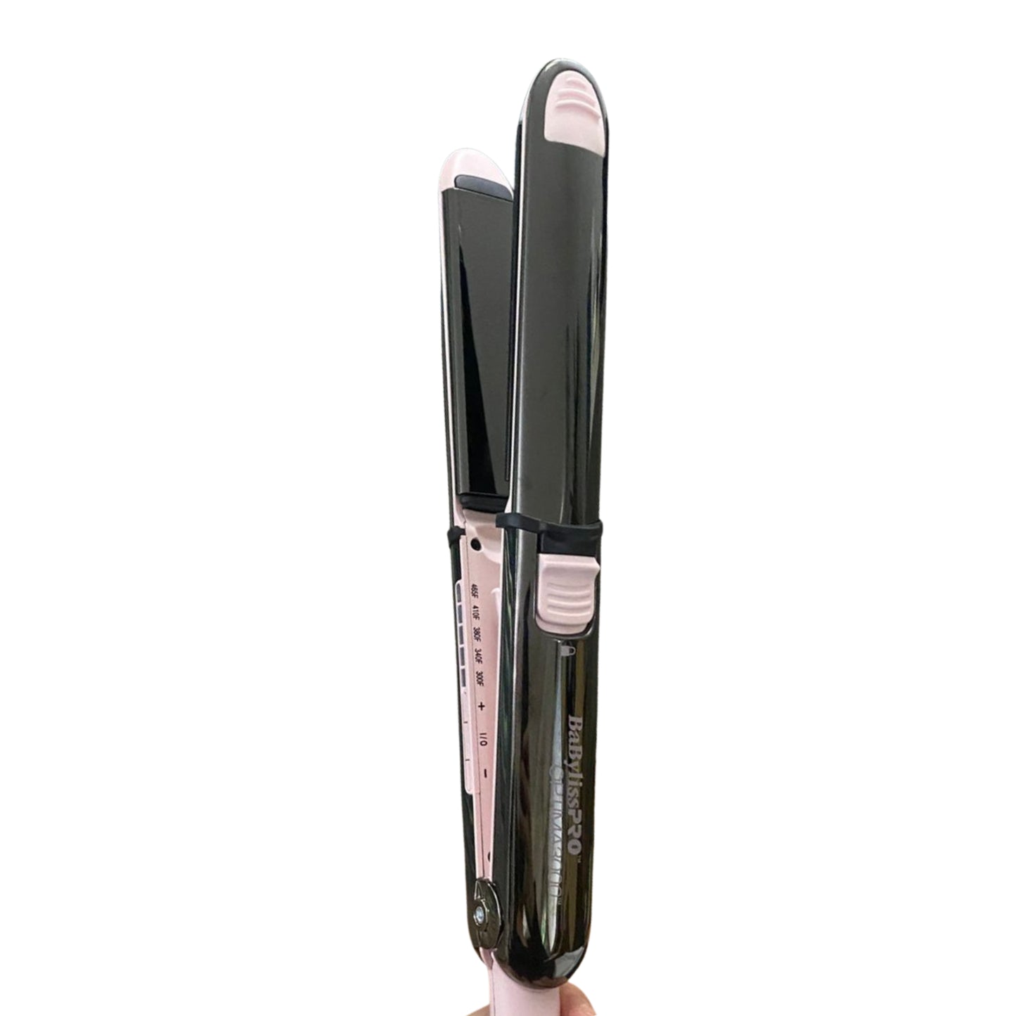Plancha de pelo profesional titanio BABYLISS PRO con placas de alta calidad y ajuste de temperatura