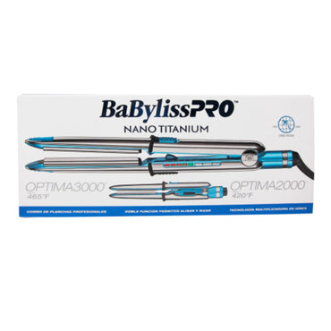 Planchas de cabello BabylissPRO oferta, con tecnología de nano titanio y temperatura ajustable, ideal para estilizar.