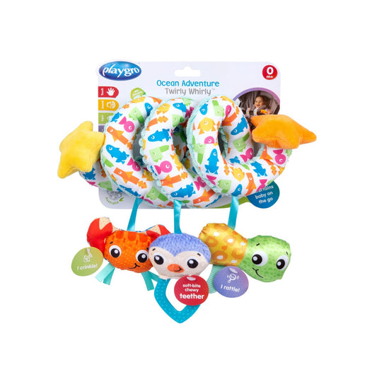 Juguete de actividad Playgro Ocean Adventure con colores brillantes y texturas suaves