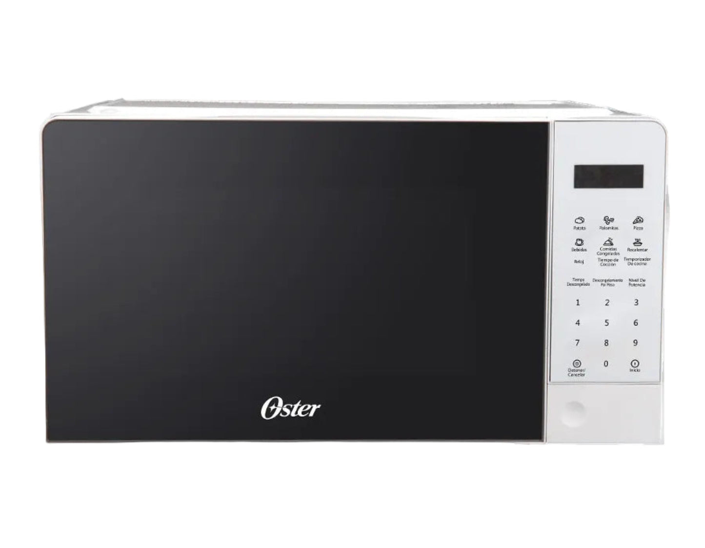 Microondas Digital Oster 0.7' Blanco – 700W con 6 Menús Automáticos