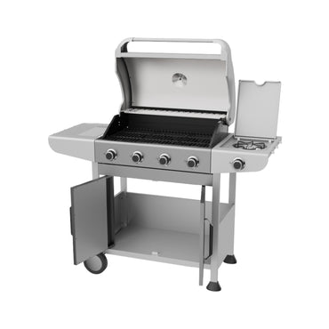 quemador de gas Royal Gourmet plata frontal, cocina al aire libre