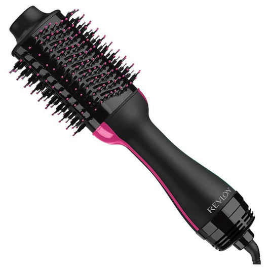 Cepillo secador de cabello con volumen Revlon, diseñado para alisar y dar volumen al cabello fácilmente
