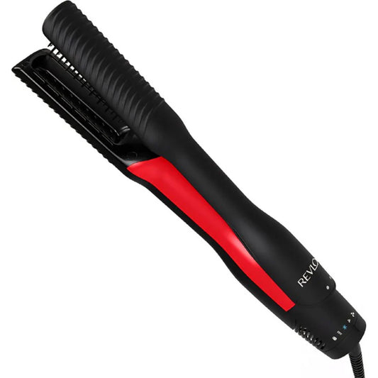 Herramienta para alisar y secar el cabello Revlon con diseño ergonómico y tecnología avanzada