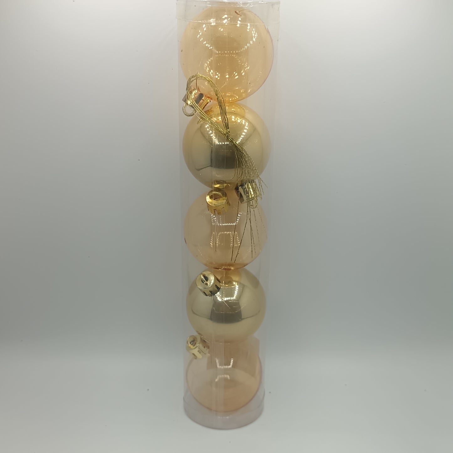 NAV. SET CILIND 5 PELOTAS 5 CM DORADO