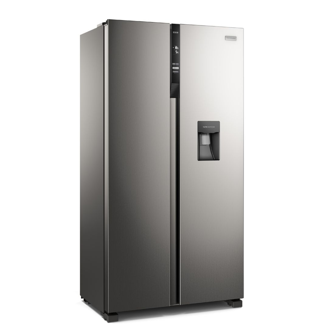 19' SBS INVERTER SILVER REFRIGERATOR