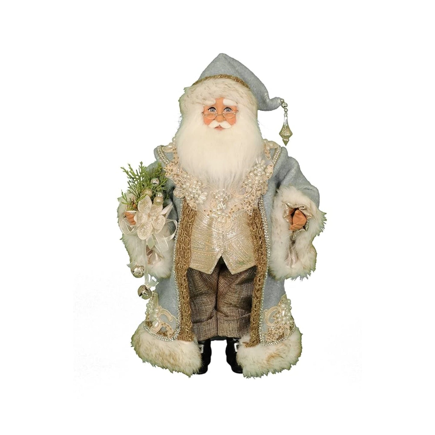 NAV. SANTA ORNAMENT D/TABLE DOR. 45CM