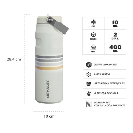 Stanley Iceflow Aerolight Flipstraw 710 Ml Cream Ash Stripe