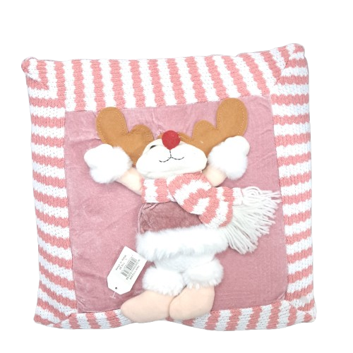 NAV. COJIN ROSA RENO RELIEVE 40CM