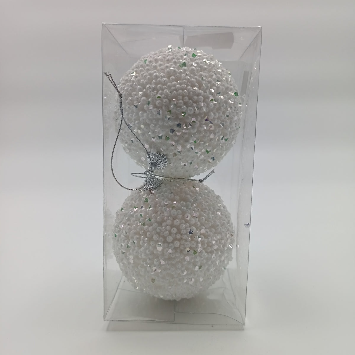 NAV. PELOTA SET2 10CM BLANCO NIEVE.