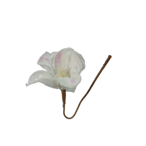 NAV. FLOR MAGNOLIA BLANCO IRIDESCENTE 19"