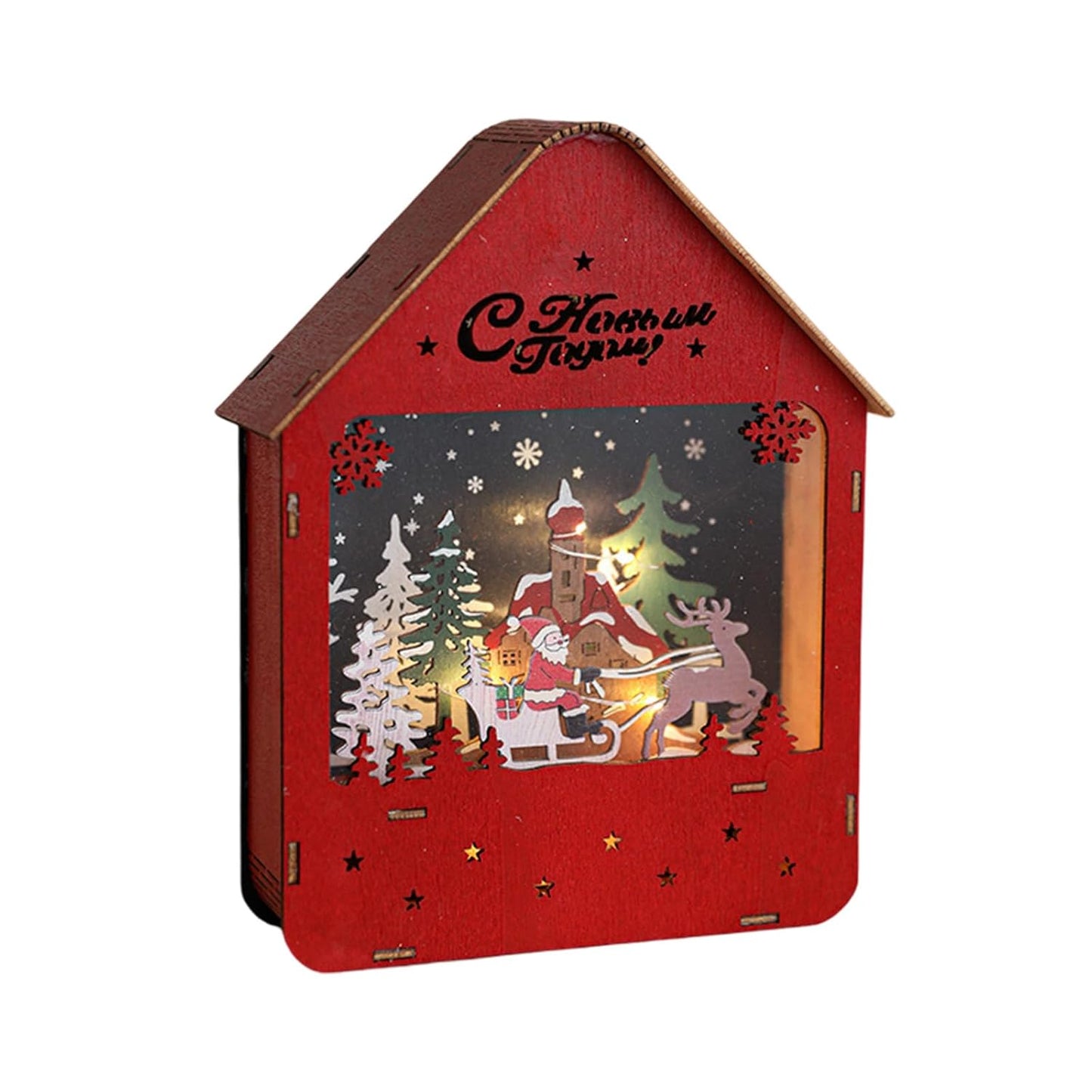 NAV. CHRISTMAS HOUSE ORNAMENT MAT KT