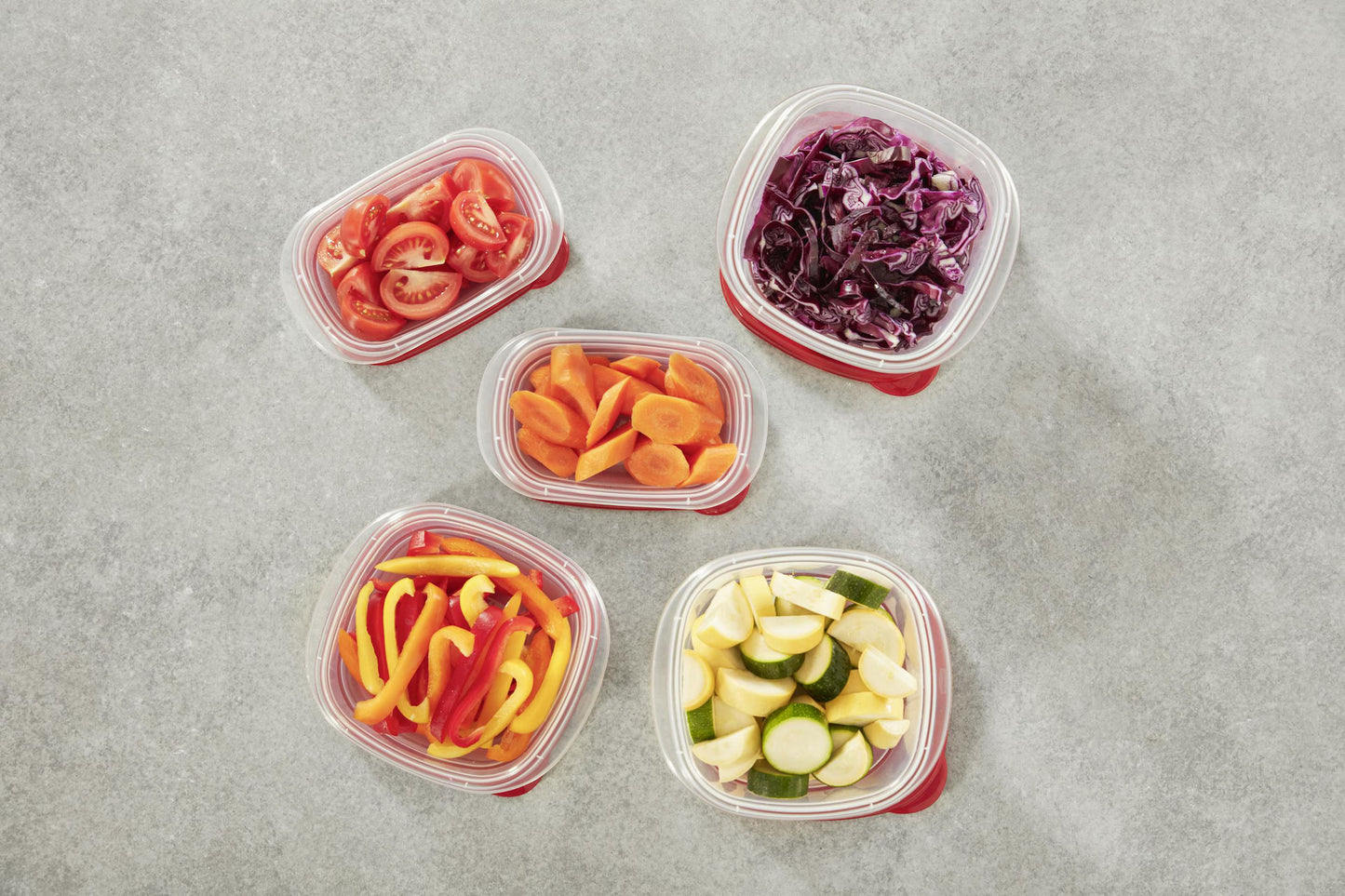 Set 8 Contenedores Rubbermaid TakeAlongs 0.7L (2.9 Tazas) – Rectangular