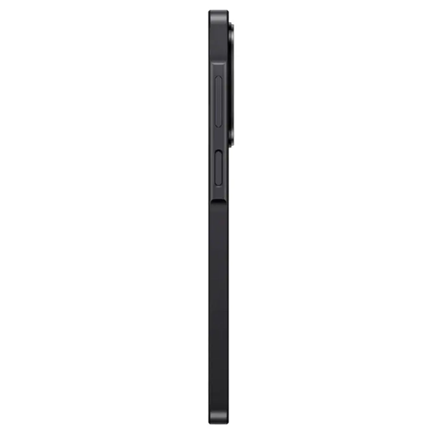 Galaxy negro Samsung, vista lateral, elegante y moderno