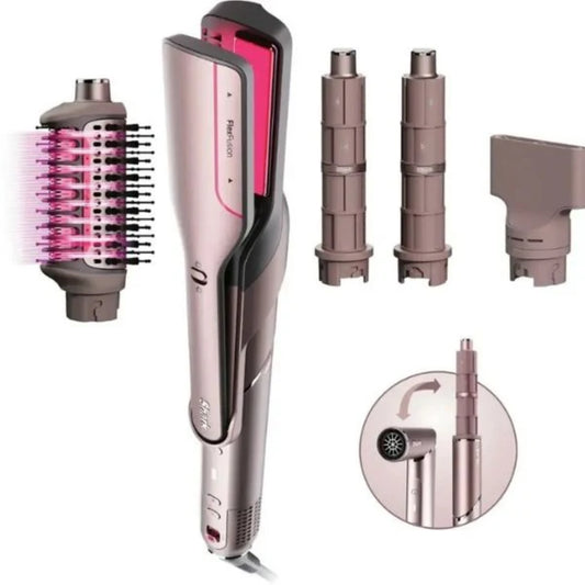 Multiestilizador Shark FlexFusion HD641S con múltiples accesorios para peinados versátiles