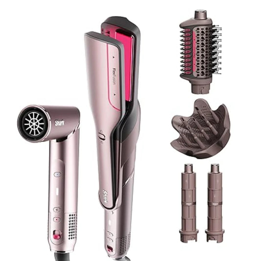 Multiestilizador Shark FlexFusion HD642S completo con herramientas intercambiables para peinados versátiles