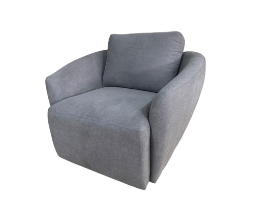 sofá camas gris claro, vista lateral, diseño moderno y cómodo