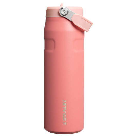 Termo Stanley AeroLight FlipStraw 24oz en color rosa con tapa a prueba de derrames y diseño ergonómico
