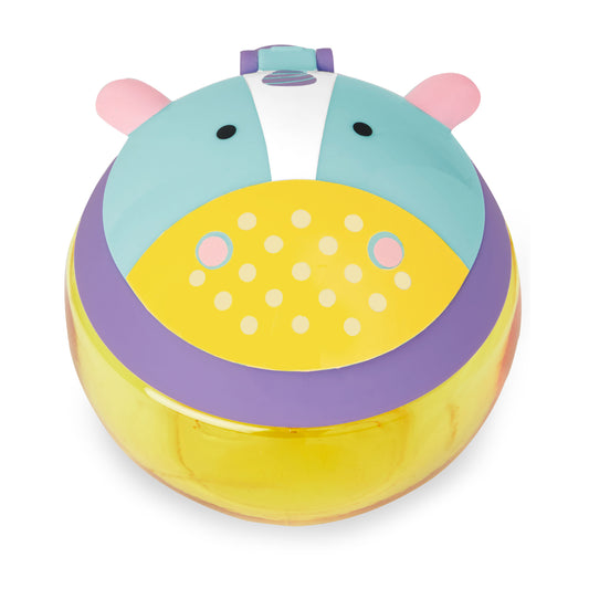 bolsita de unicornio colorida, vista superior, juguete infantil de SKIP*HOP
