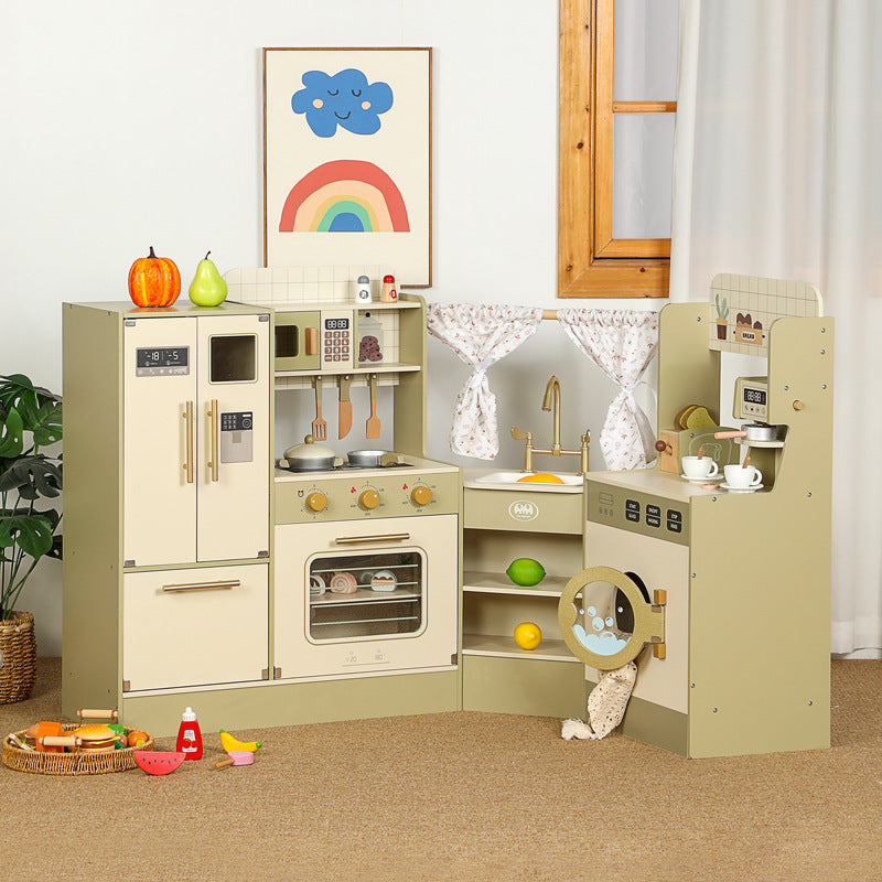 Cocina Grande Esquina Verde CL3029