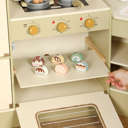 Cocina Grande Esquina Verde CL3029