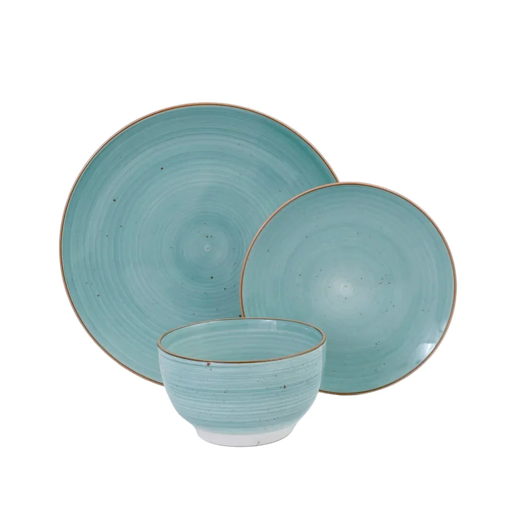 SET DVAJILLA STONEBURY 12PZS VERDE