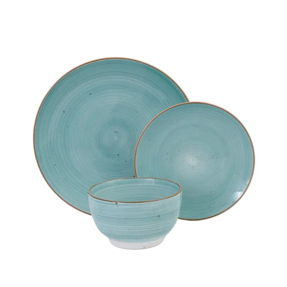 SET DVAJILLA STONEBURY 12PZS VERDE