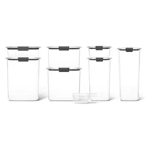 Set de 7 Recipientes Rubbermaid 14 Piezas – Sistema Easy Find Lids