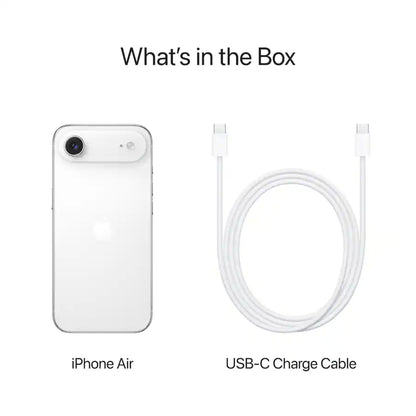 Apple iPhone Air 256GB White - Pantalla Super Retina XDR 6.5" - Unlocked (MG194LL/A)