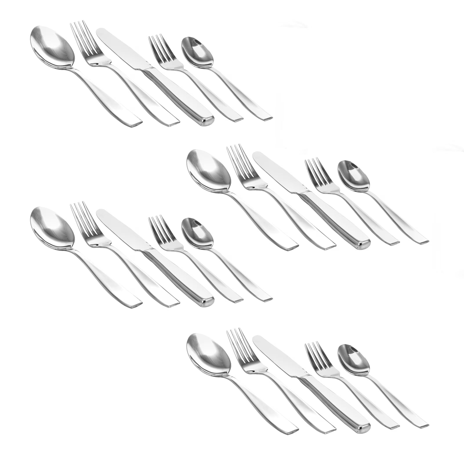 Set Cubiertos Gibson Home Castleford 20pz Acero Inox Espejo 89016.2