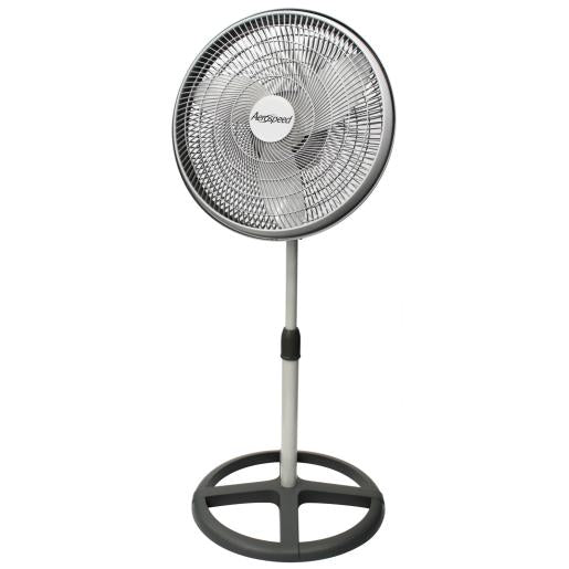 VENTILADOR PEDESTAL 16" GRIS