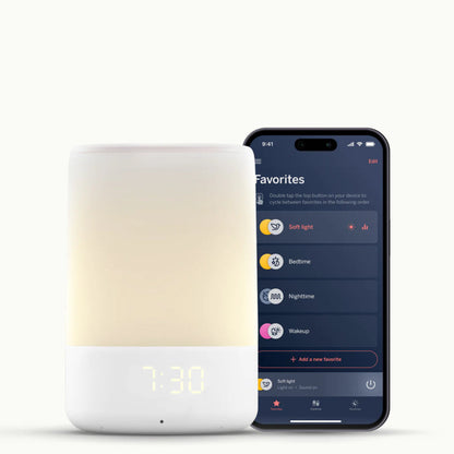 Nanit Sound + Light: Lámpara Inteligente con Sonido y Luz Noche L101NW