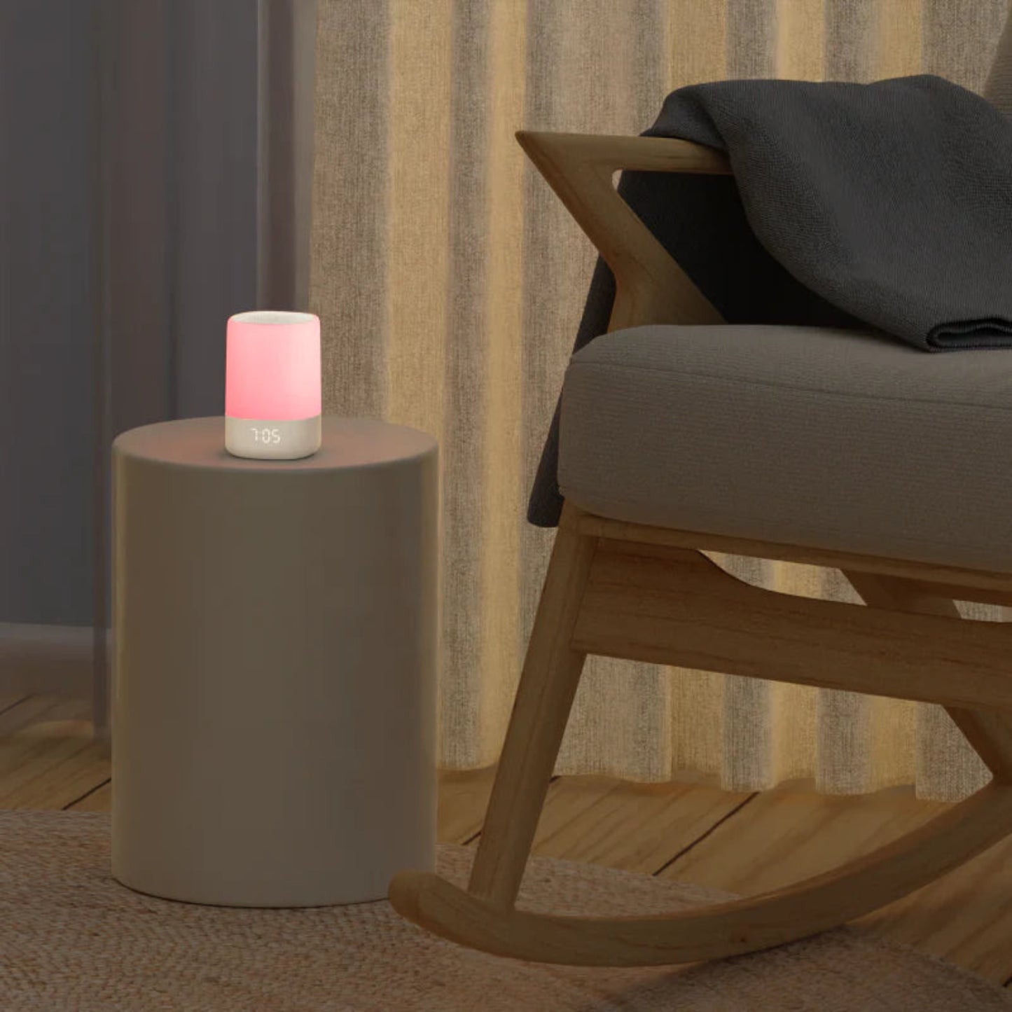 Nanit Sound + Light: Lámpara Inteligente con Sonido y Luz Noche L101NW