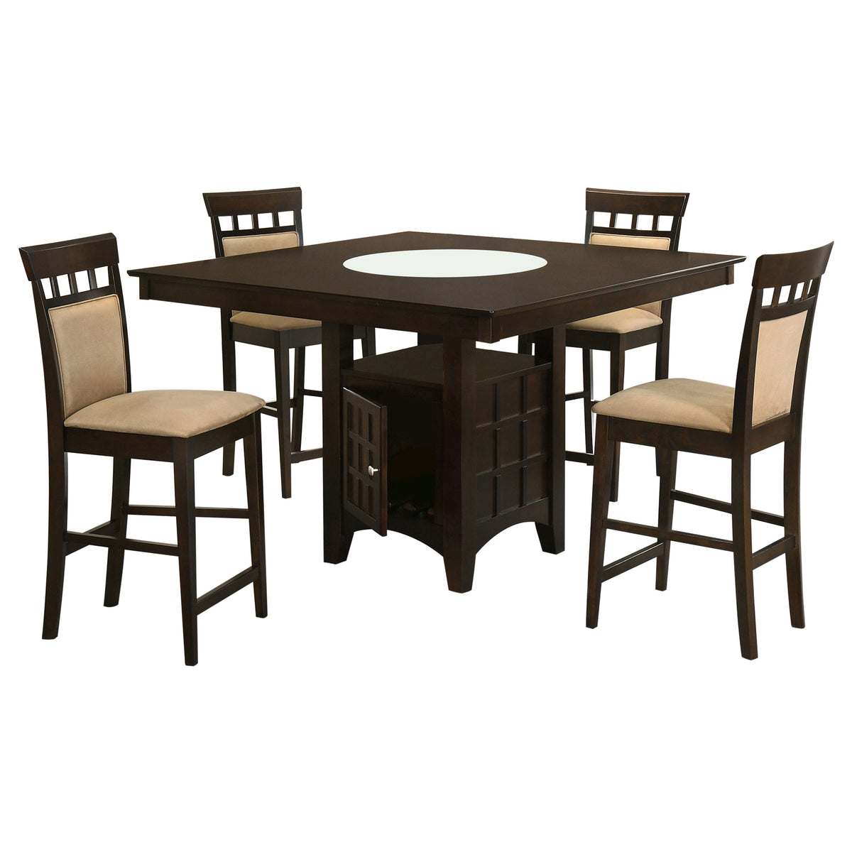 Juego de Comedor Alto Gabriel 4 Puestos - Coaster
