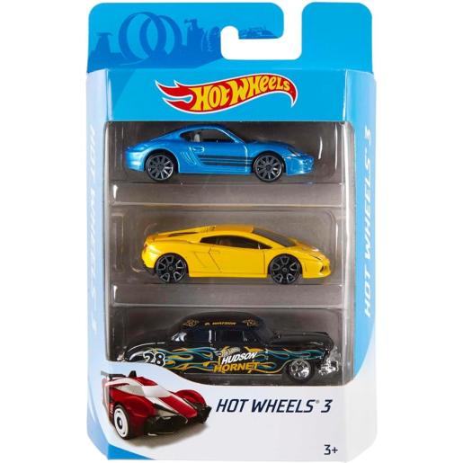 HOT WHEELS PAQUETE DE 3 CARRITOS